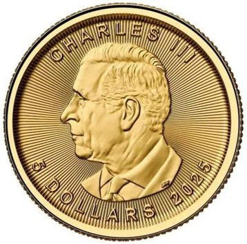 Canada. 5 Dollars Maple Leaf 2025 1/10 oz Goldmünze Gold beschikbaar voor biedingen