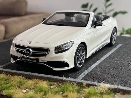 GT Spirit 1:18 - Modelauto - Mercedes-Benz S63 AMG Cabrio -, Hobby en Vrije tijd, Modelauto's | 1:5 tot 1:12