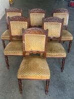 Stoel (6) - Walnoot - Set stoelen, Antiek en Kunst