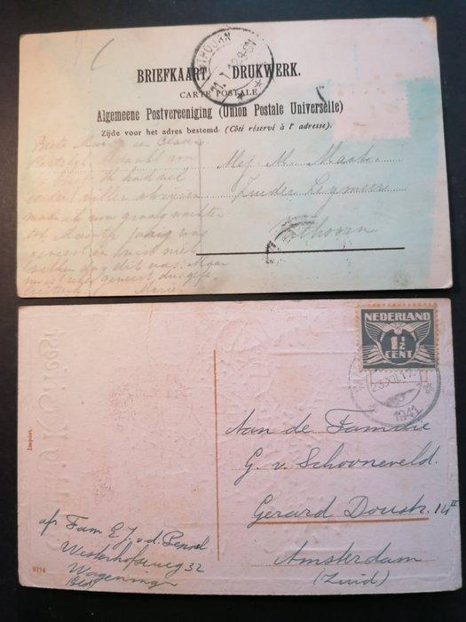 Nederland - 130 postkaarten fantasy, grappig - Ansichtkaart, Collections, Cartes postales | Étranger