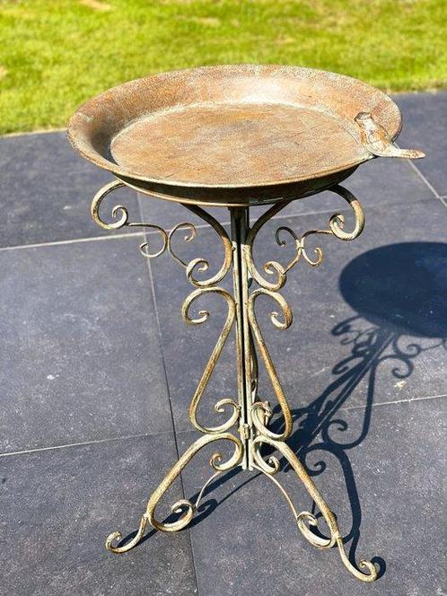 Vogelbad - Gietijzer, Smeedijzer, Antiek en Kunst, Curiosa en Brocante