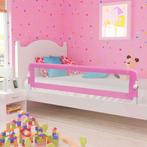 vidaXL Bedhekje peuter 180x42 cm polyester roze, Enfants & Bébés, Barrières, Verzenden