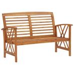 vidaXL Tuinbank 119 cm massief acaciahout, Tuin en Terras, Tuinsets en Loungesets, Verzenden, Nieuw