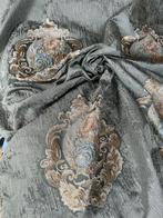Elégant tissu damassé San leucio - 4 rosaces en relief -, Antiquités & Art