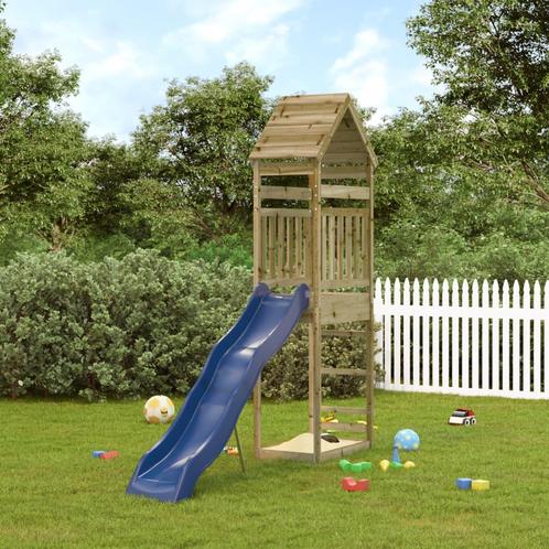 vidaXL Speelhuis geïmpregneerd grenenhout, Kinderen en Baby's, Speelgoed | Buiten | Speeltoestellen, Nieuw, Verzenden