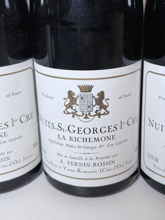1989 A. Pernin-Rossin La Richemone - Nuits St. Georges 1er, Verzamelen, Wijnen