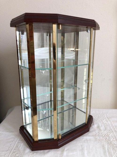 Armoire - Bois, Verre - Armoire avec poignée en Swarovski, Antiek en Kunst, Curiosa en Brocante