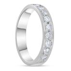 Ring - 18 karaat Witgoud - 0.54ct. tw. Diamant (Natuurlijk), Nieuw