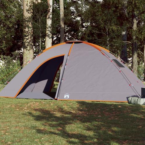 vidaXL Tent 8-persoons waterdicht oranje, Caravanes & Camping, Tentes, Envoi