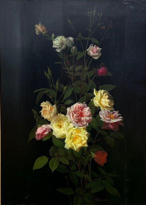 George Cochran Lambdin (American 1830-1896) - A Bouquet of, Antiek en Kunst, Kunst | Schilderijen | Klassiek