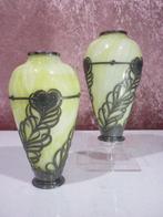 Art nouveau Orivit AOG - Vase - Verre, Verre métal