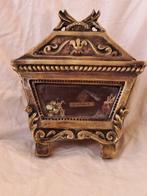 Reliekhouder - Brons, Hout, Textiel - 1800-1850 - Cofanetto