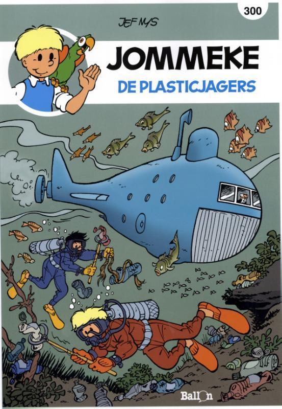De plasticjagers / Jommeke strip - nieuwe look / 300, Boeken, Stripverhalen, Zo goed als nieuw, Verzenden