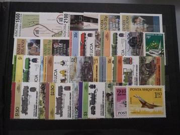 Monde - Gros lot de timbres et S/ tout mnh** + enveloppes, beschikbaar voor biedingen