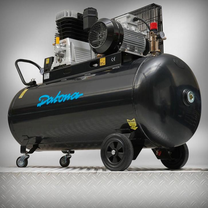 Datona Garage compressor - 270L - 380V - Datona, Doe-het-zelf en Bouw, Compressors, Ophalen of Verzenden