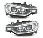 PHARES POUR BMW SÉRIE 3 F30 11- LED ANGELS EYES FOND NOIR, Auto-onderdelen, Verzenden, Nieuw