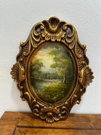 Lijst - Gips, Hout, bladgoud - gouden vintage lijst