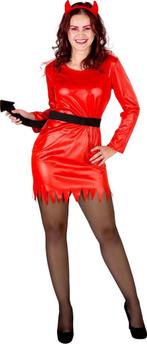 2dekans | Dressforfun - Sexy Devil-Lady - Stretch Glanskleed, Ophalen of Verzenden, Nieuw