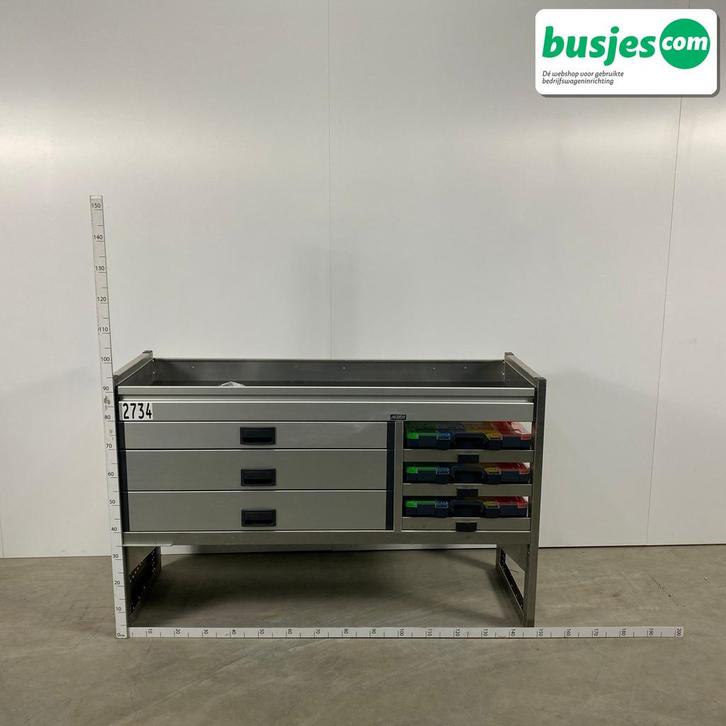 Aluca bedrijfswageninrichting 1500x520x950mm (2734), Auto-onderdelen, Overige Auto-onderdelen, Gebruikt, Verzenden