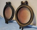 Porthole (2) - Bronze - Fenêtre en laiton pour une porte en