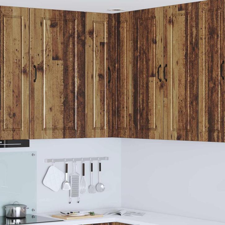 vidaXL Keuken Kast met plank Oudhout 57 x 57 x 100 cm, Huis en Inrichting, Kasten | Overige, Nieuw, Verzenden