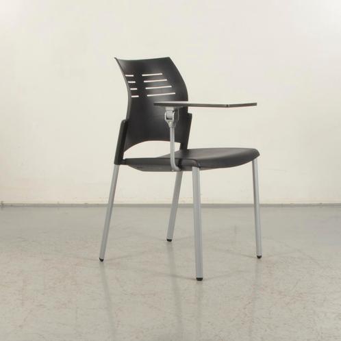 Zaalstoel Actiu SPACIO - Zwart - Incl. schrijftablet, Huis en Inrichting, Stoelen, Gebruikt, Ophalen of Verzenden