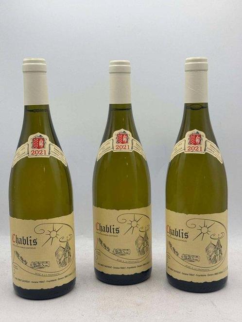 2021 Laurent Tribut-Dauvissat - Chablis - 3 Flessen (0.75, Verzamelen, Wijnen