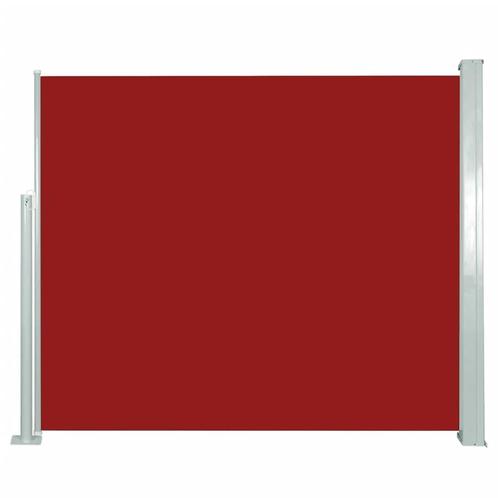 vidaXL Windscherm uittrekbaar 120x300 cm rood, Tuin en Terras, Parasols, Nieuw, Verzenden