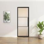 Stalen Taatsdeur - 3 Vlaks - Mat glas, Doe-het-zelf en Bouw, Deuren en Vliegenramen, 80 tot 100 cm, Overige typen, Nieuw, Metaal
