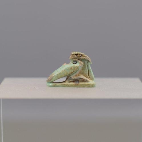 Egypte antique, époque gréco-romaine Faience Amulet of the, Verzamelen, Mineralen en Fossielen