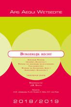 Burgerlijk recht 2018/2019 / Ars Aequi Wetseditie, Boeken, Verzenden, Gelezen