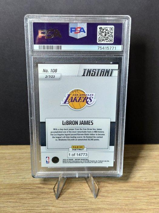 2023 Panini Instant LeBron James #108 Record 38390 Points -, Verzamelen, Stickers