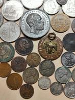 Wereld. Lot of over 100 coins & medals, incl. a few silver, Postzegels en Munten