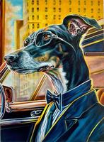 Jarol Ridrigues - El señor perro, Antiquités & Art, Art | Peinture | Moderne
