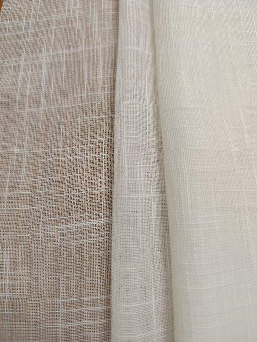 B119 - 600 x 150 cm - Elegante puro lino e viscosa - Textiel, Antiquités & Art, Tapis & Textile