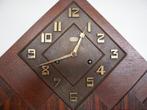 Amsterdamse School klok - Huga - Art Deco - Coromandel, Eik, Antiek en Kunst