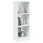 vidaXL Boekenkast met 3 schappen 40x24x109 cm hout hoogglans, Huis en Inrichting, Kasten | Boekenkasten, Verzenden, Nieuw