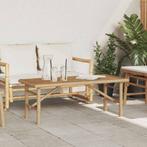 vidaXL Salontafel Bruin 110 x 50 x 43 cm Bamboe, Huis en Inrichting, Tafels | Salontafels, Verzenden, Nieuw