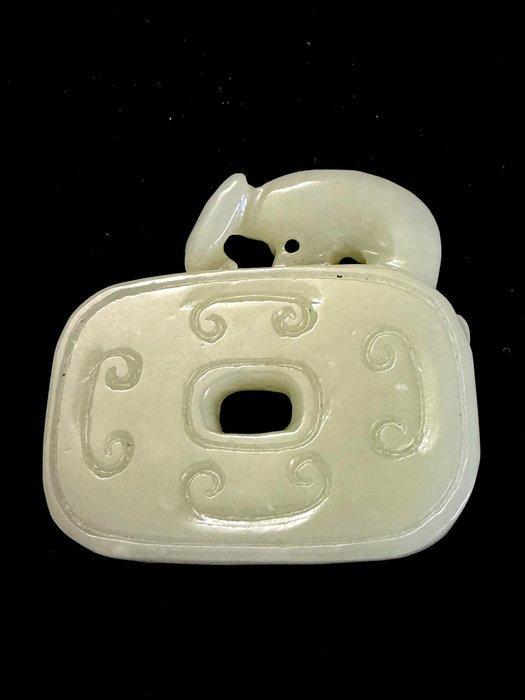 Hanger - Nefriet Jade - China - 20e eeuw, Antiquités & Art, Antiquités | Autres Antiquités