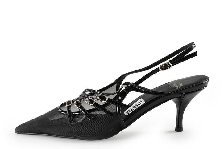 Steve Madden Slingbacks in maat 38 Zwart, Kleding | Dames, Schoenen, Zwart, Zo goed als nieuw, Verzenden