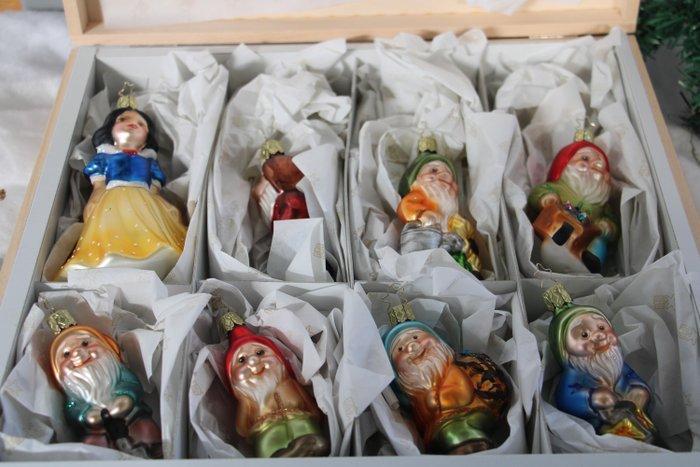 Inge-Glas: sneeuwwitje en de zeven dwergen set, handgemaakt., Diversen, Kerst