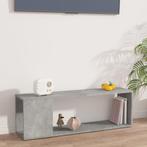 vidaXL Tv-meubel 100x24x32 cm bewerkt hout betongrijs, Huis en Inrichting, Kasten | Boekenkasten, Verzenden, Nieuw