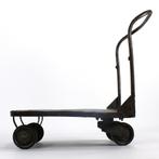 Vintage industriële trolley | werkplaatstrolley
