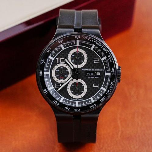 Porsche Design - Flat Six Chronograph - 6360.43 - Homme -, Handtassen en Accessoires, Horloges | Heren