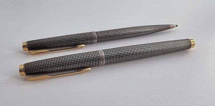 Parker - Parker 75 “Ciselé” Sterling Silver – Set completo, Verzamelen, Pennenverzamelingen