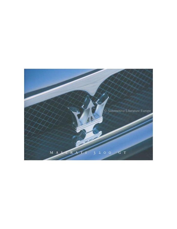 2000 MASERATI 3200 GT BROCHURE ITALIAANS, Livres, Autos | Brochures & Magazines, Enlèvement ou Envoi