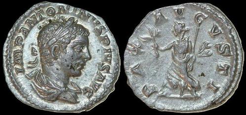 Ad 218-222 n Chr Elagabalus ad 218-222 Ar Denarius 19mm,..., Postzegels en Munten, Munten en Bankbiljetten | Verzamelingen, Verzenden