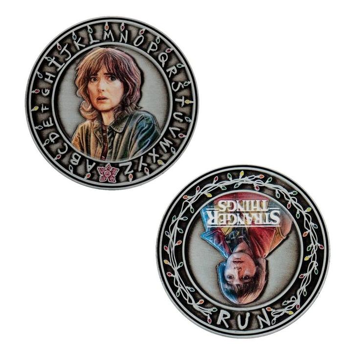 Stranger Things Collectable Coin Will & Joyce 4 cm, Verzamelen, Film en Tv, Ophalen of Verzenden