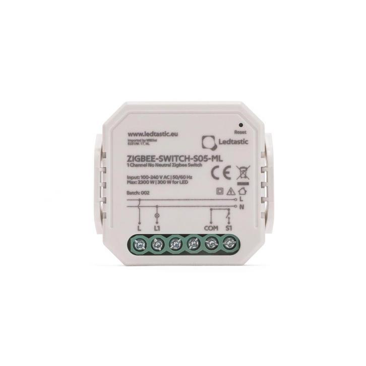 Ledtastic ZIGBEE-SWITCH-S05-ML slimme schakelaar - Zigbee, Hobby en Vrije tijd, Elektronica-componenten, Verzenden