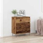 vidaXL Dressoir met Lades Oude Hout 60x35x70 cm Geëngineerd, Maison & Meubles, Armoires | Dressoirs, Verzenden
